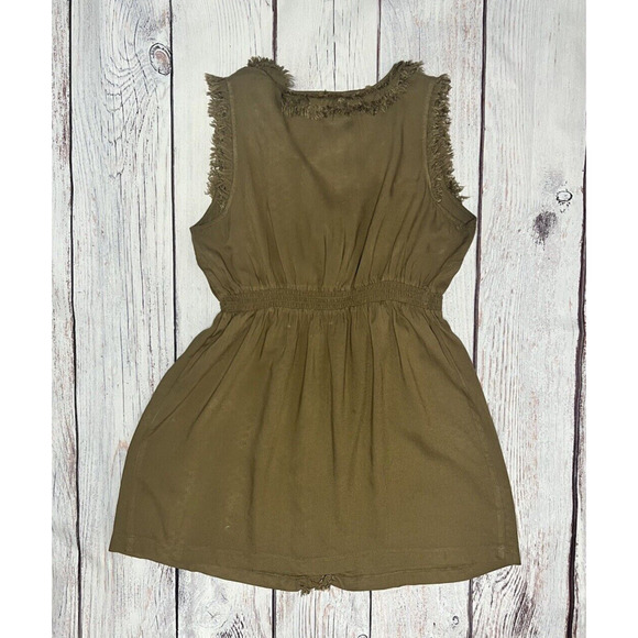 Motherhood Maternity Sleeveless Lightweight Top Spring Summer Olive Size L - Picture 2 of 5